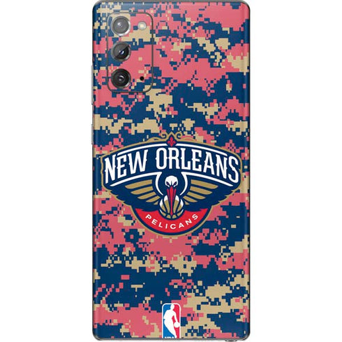 NBA New Orleans Pelicans Digi Camo Galaxy Note20 5G Skin